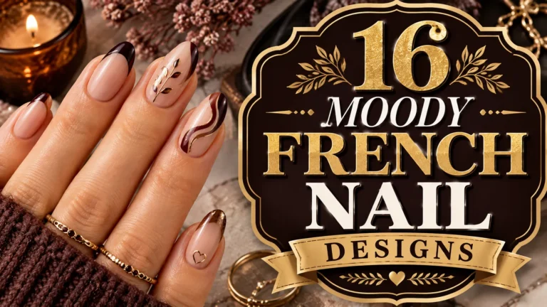 16 Moody French Nail Designs for Elegant Nails