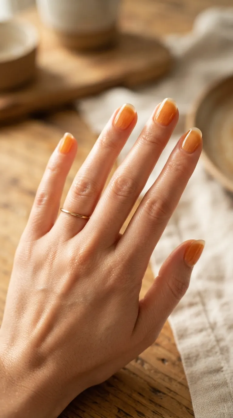 Glittering Amber Fade