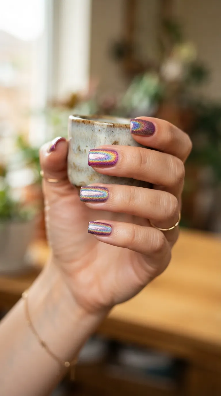 17. Holographic Nail Polish