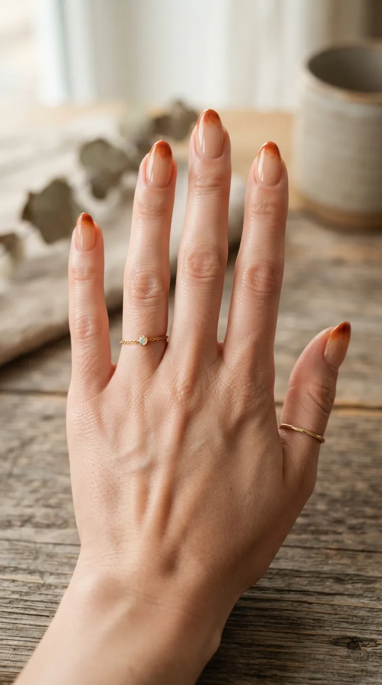 18. Simple Rust Ombre