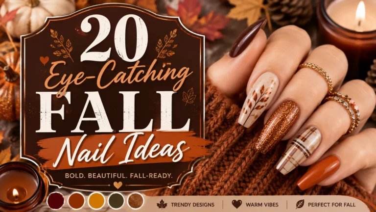 20 Eye-Catching Fall Nail Ideas for Autumn
