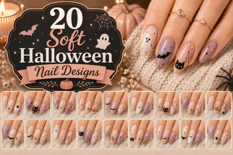 20 Soft Halloween Nail Designs That Aren’t Spooky
