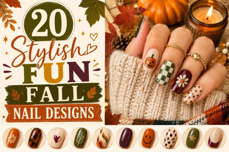 20 Stylish Fun Fall Nail Designs to Try