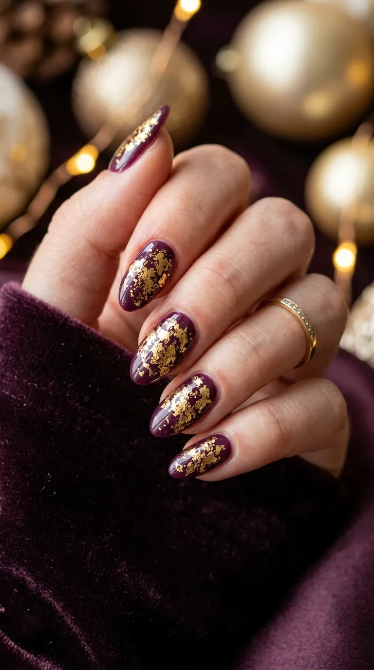 22. Deep Plum and Foil