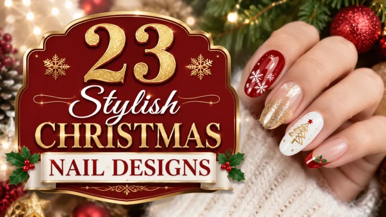 23 Stylish Christmas Nail Designs for Holiday Beauty