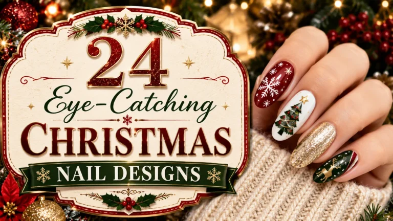 24 Eye-Catching Christmas Nail Designs for Holiday Beauty