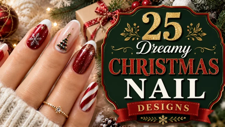 25 Dreamy Christmas Nail Designs for Holiday Beauty