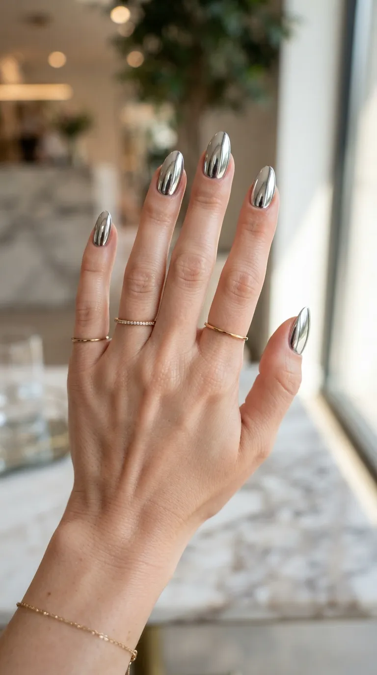 4. Almond Nails