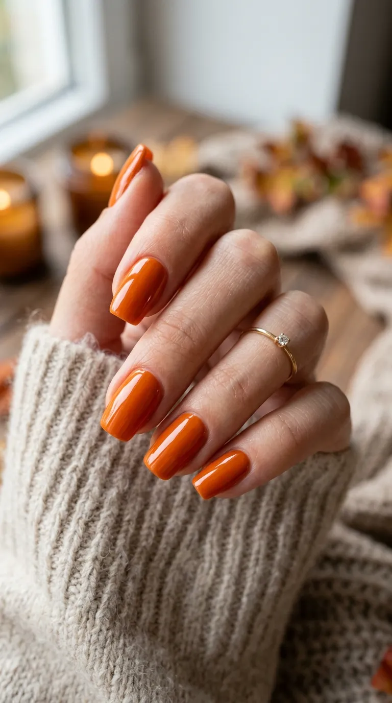 4. Pumpkin Orange Polish