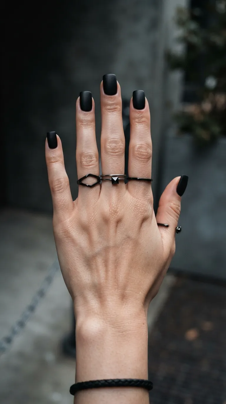 6. Matte Finish Nails