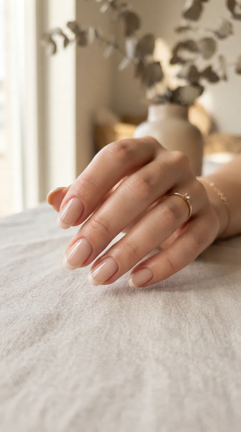 6. Nude French Tip