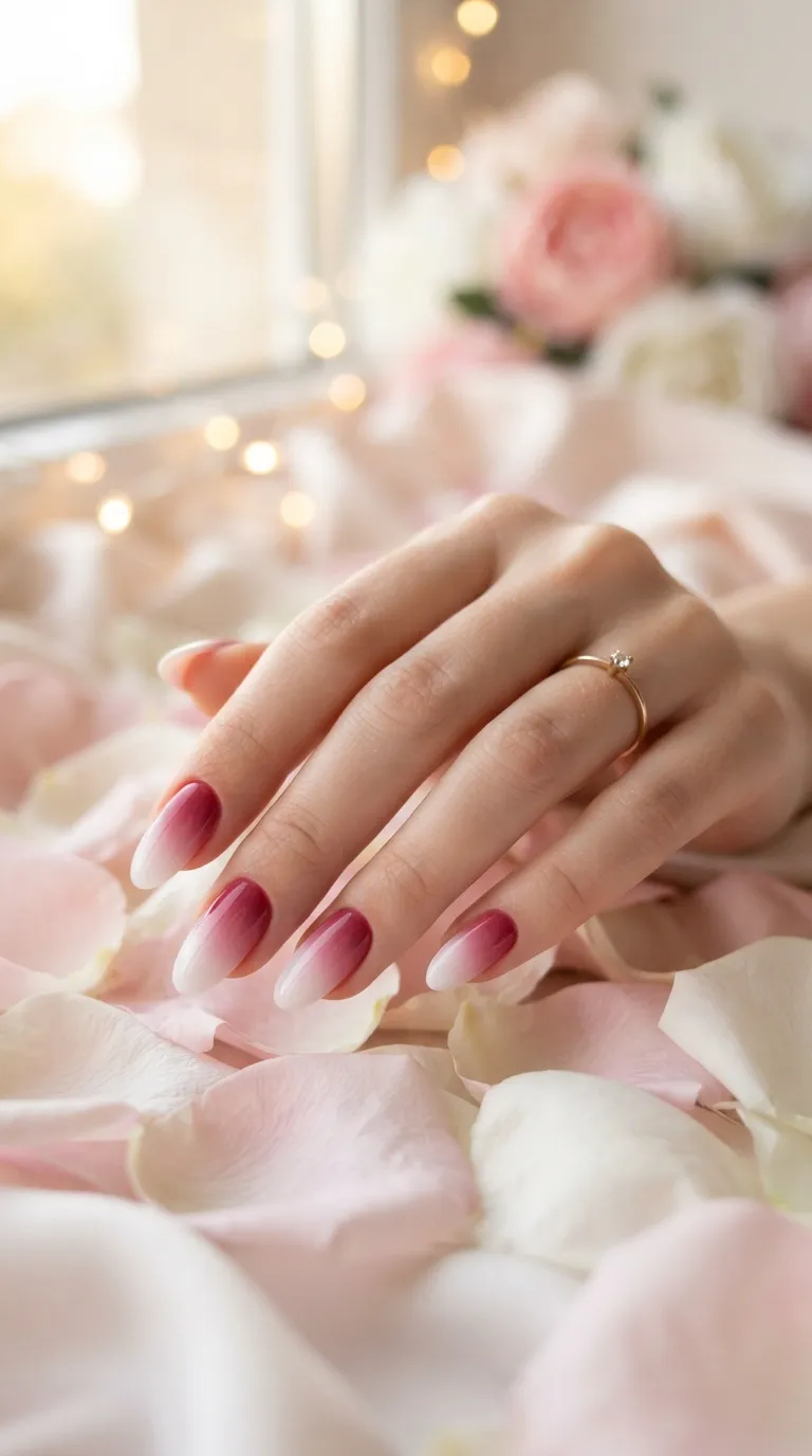 6. Ombre Pink to White