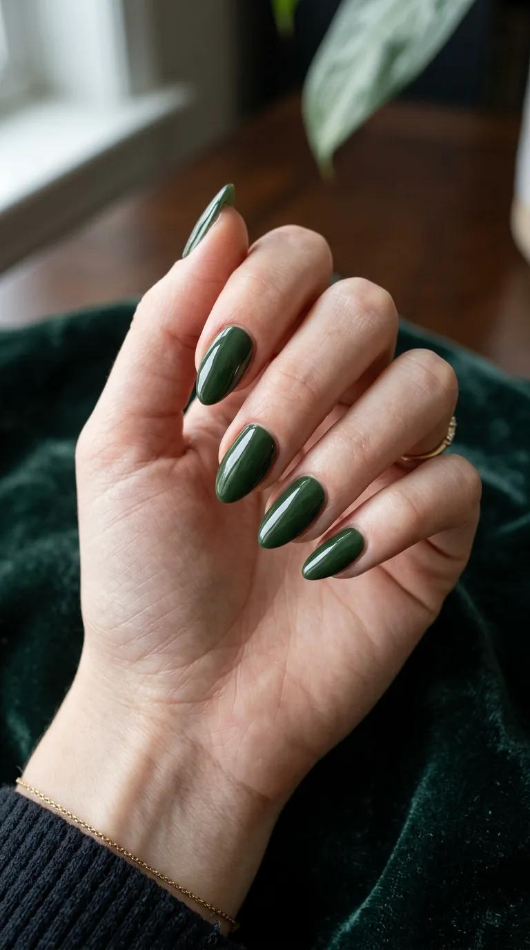 7. Dark Green Polish