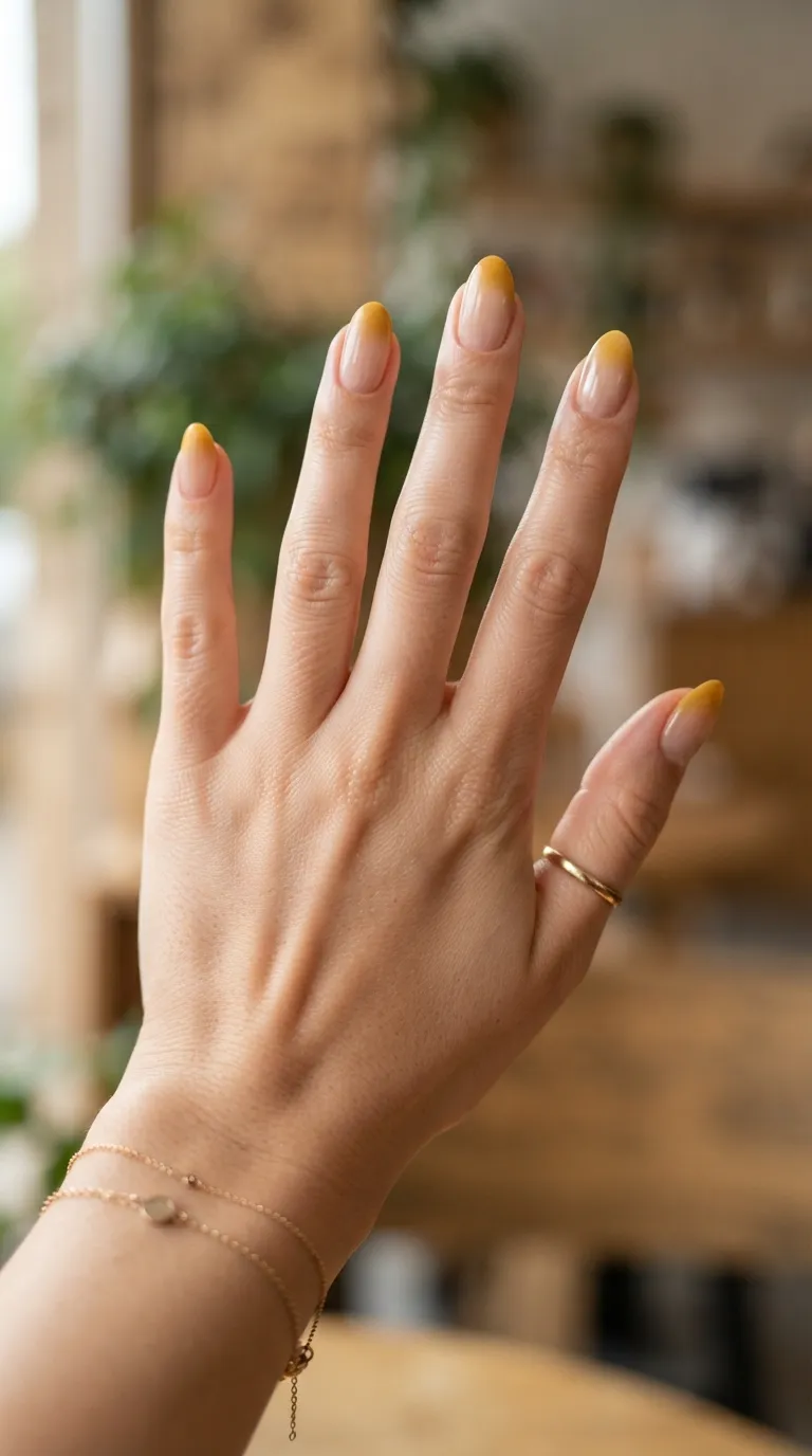 8. Mustard Yellow Tips
