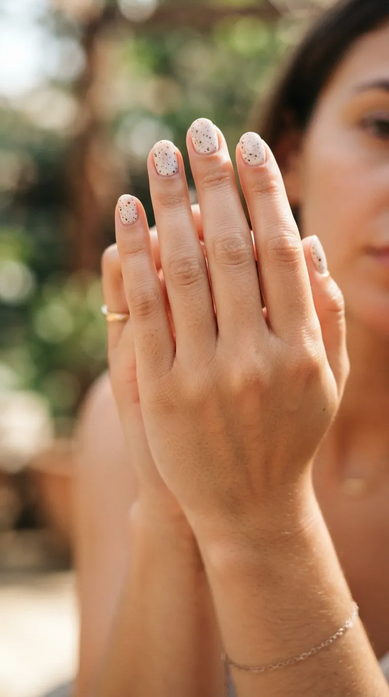 8. Speckled Egg Nails