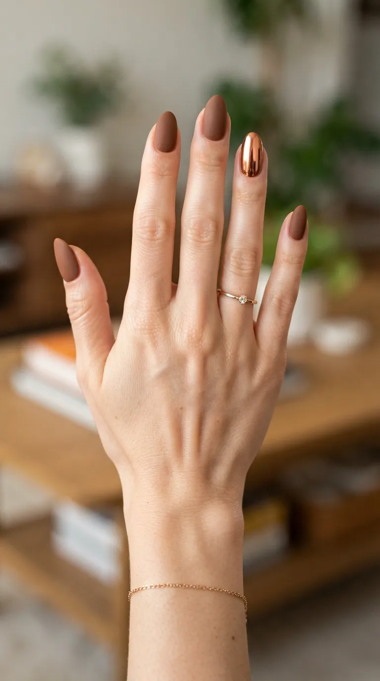 9. Copper Chrome Nail