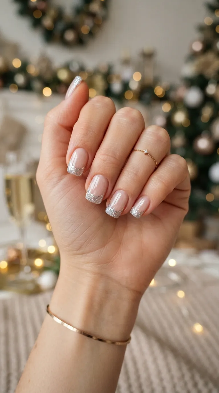 9. Glitter Tips or Accents