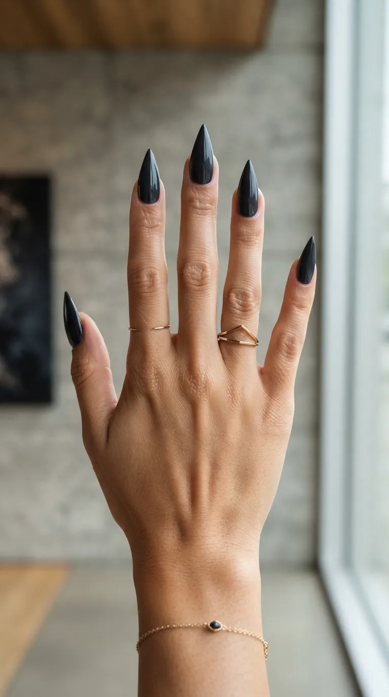 9. Mountain Peak (Edge) Nails