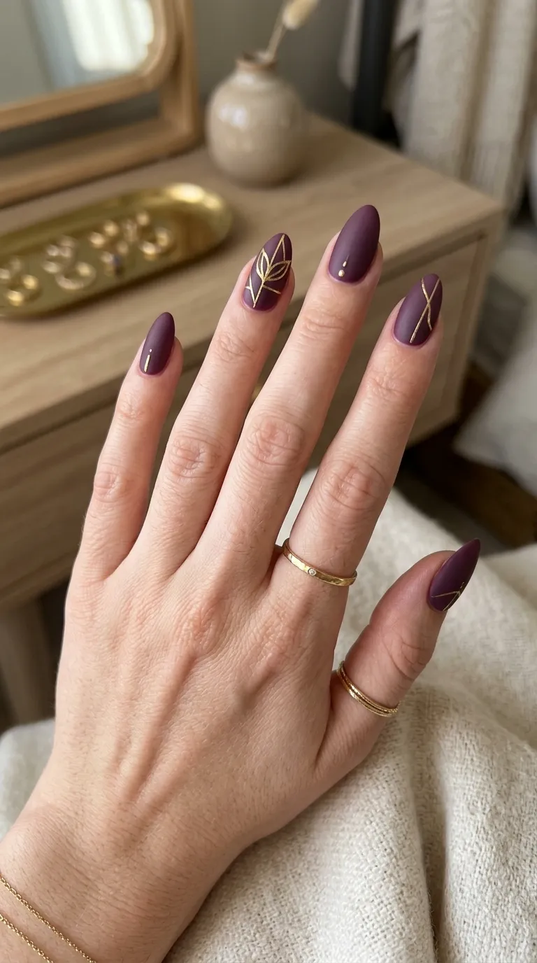 9. Plum and Gold