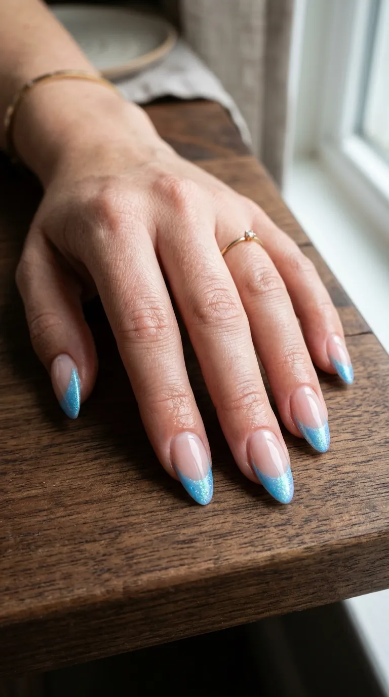 8. Glitter Tips