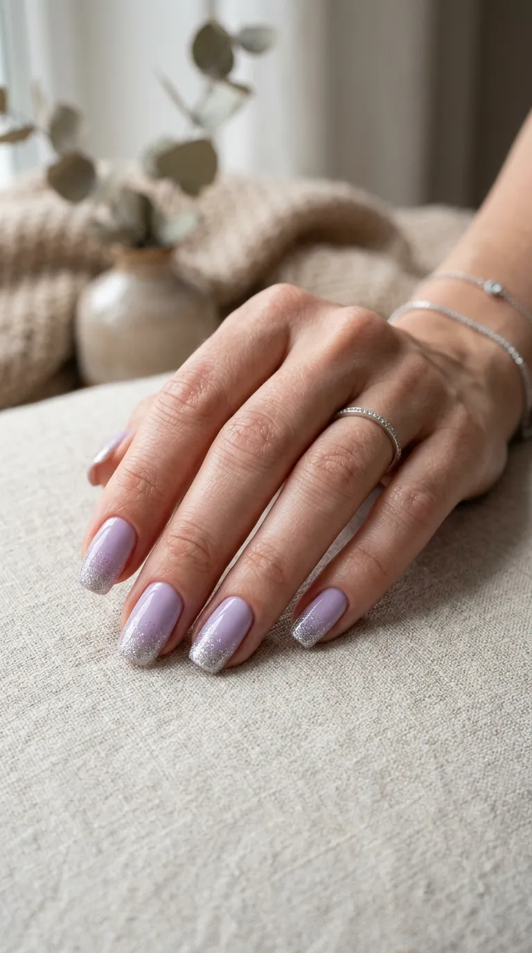 8. Glitter Tips