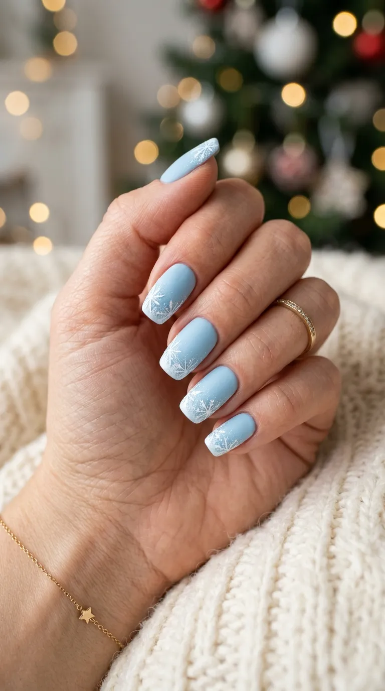 2. Gold Glitter Tips