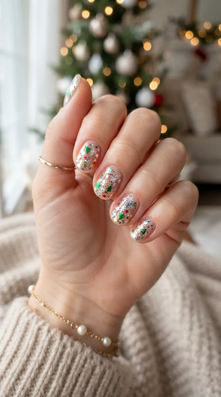 2. Powder Blue Snowflakes