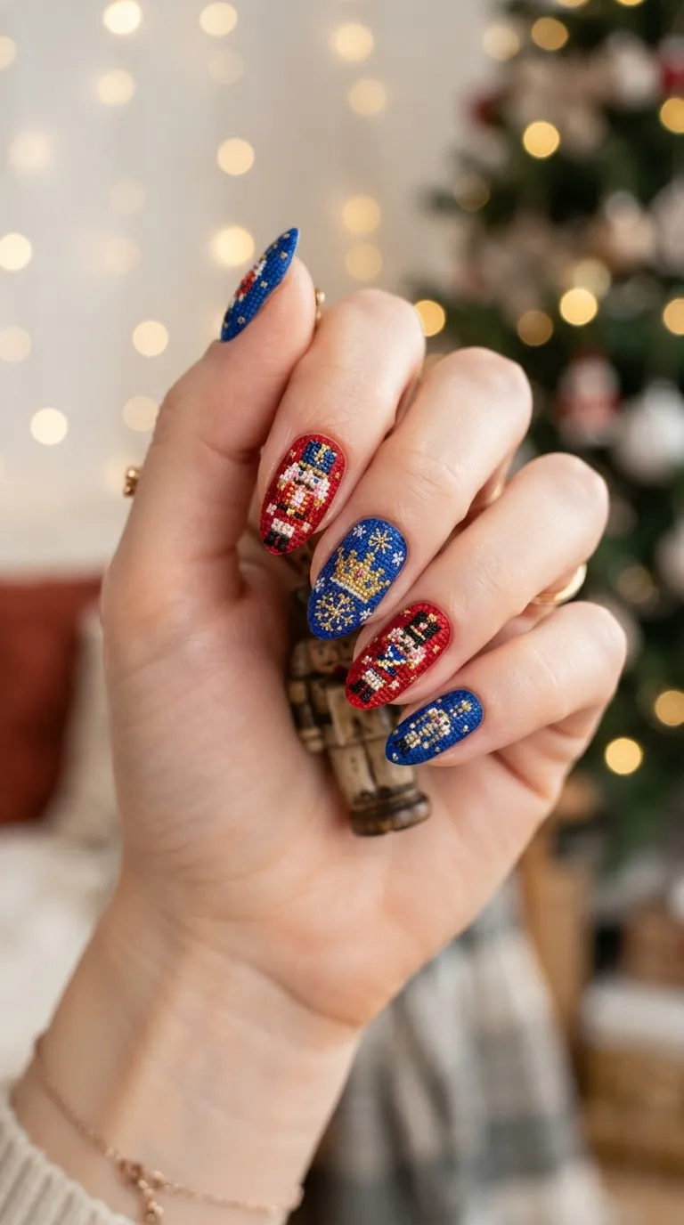 4. Ice Blue French Tips