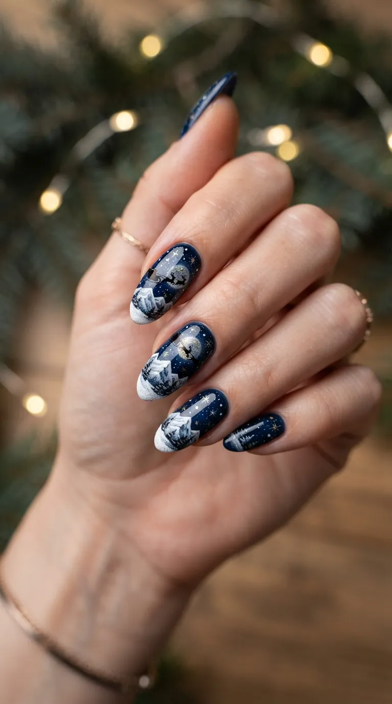 18. Black Glitter Galaxy