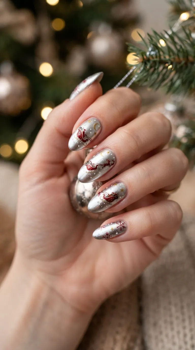 5. Gold Snowflake