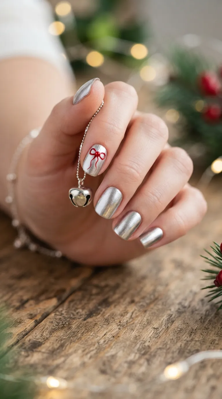 11. White Snowflake Tips