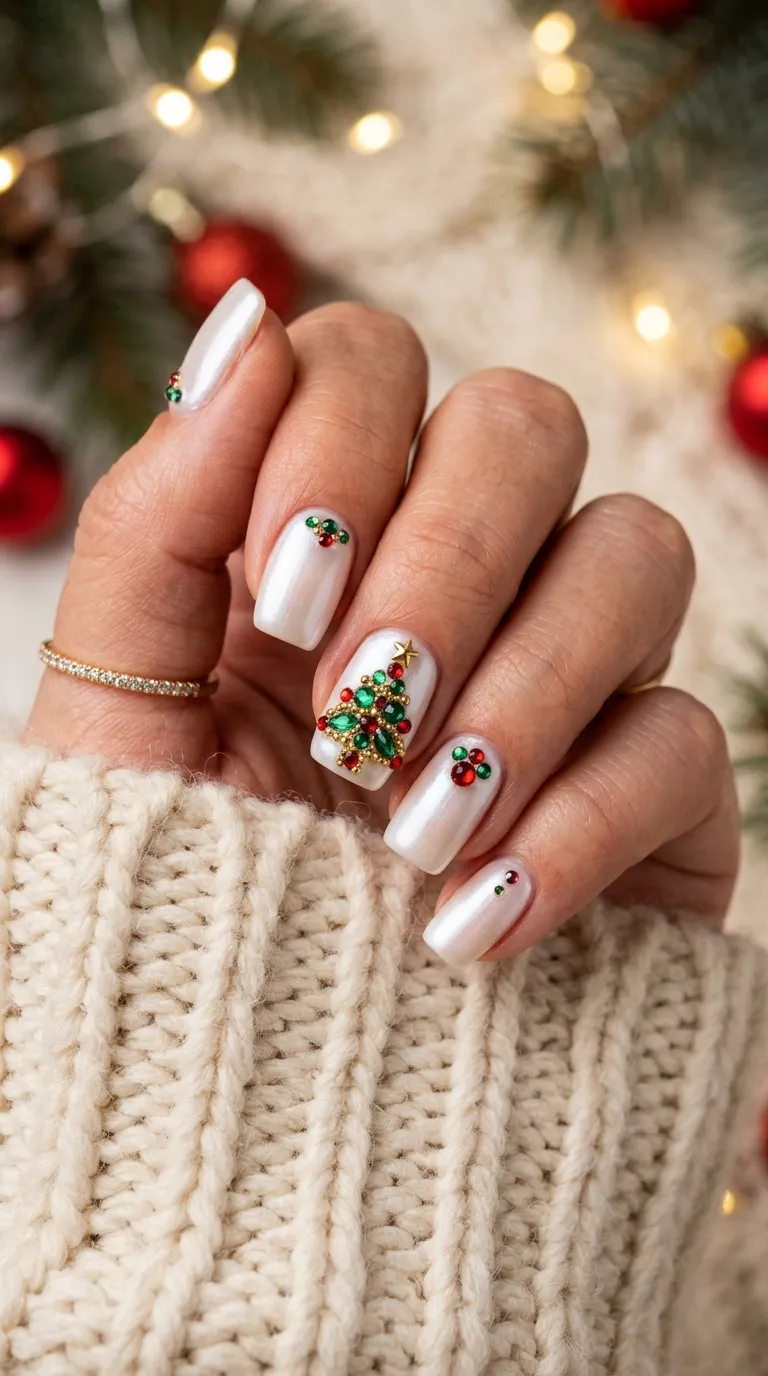 23. Fuchsia French Tips