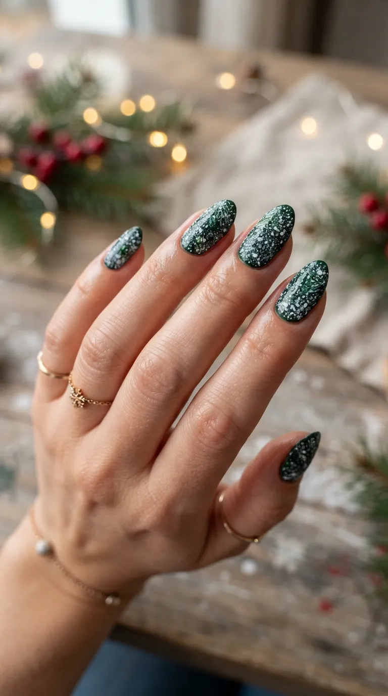 25. Shimmering Icicle Tips