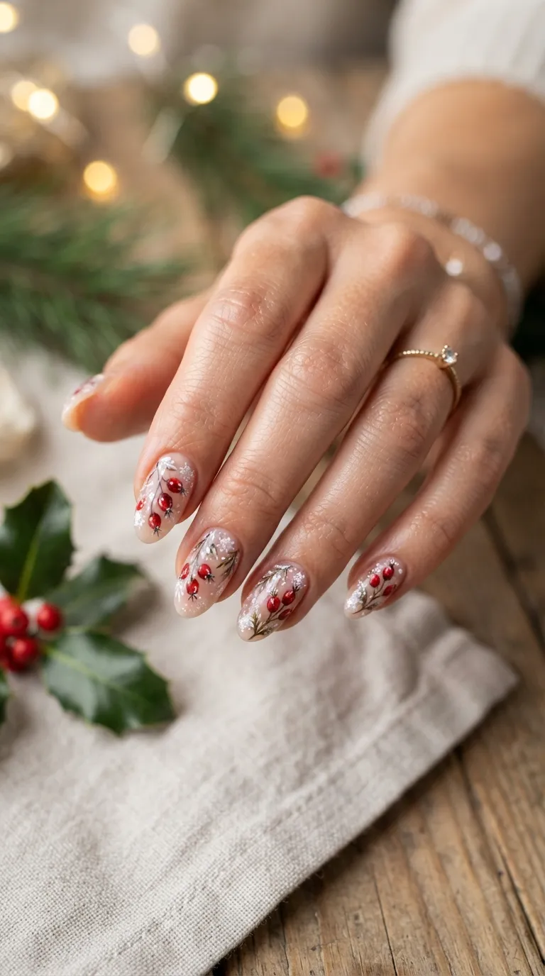 10. Cream and Red Ombre