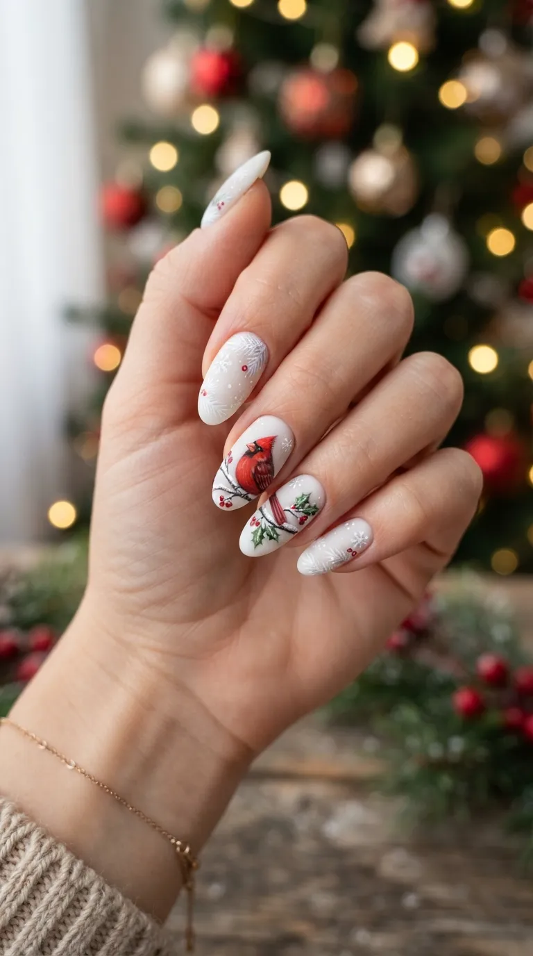 8. Santa Hat Red Tips