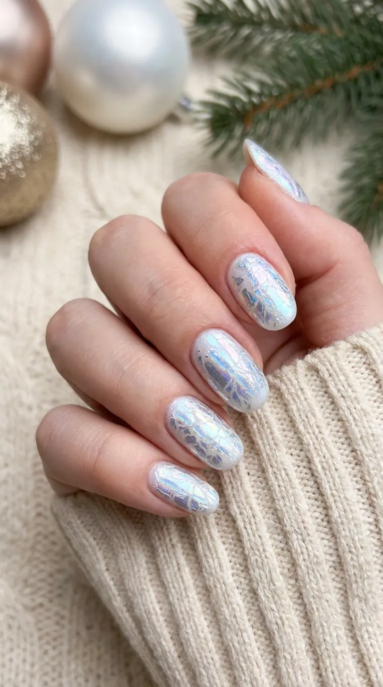 2. Snowy Tree Tops on Slate