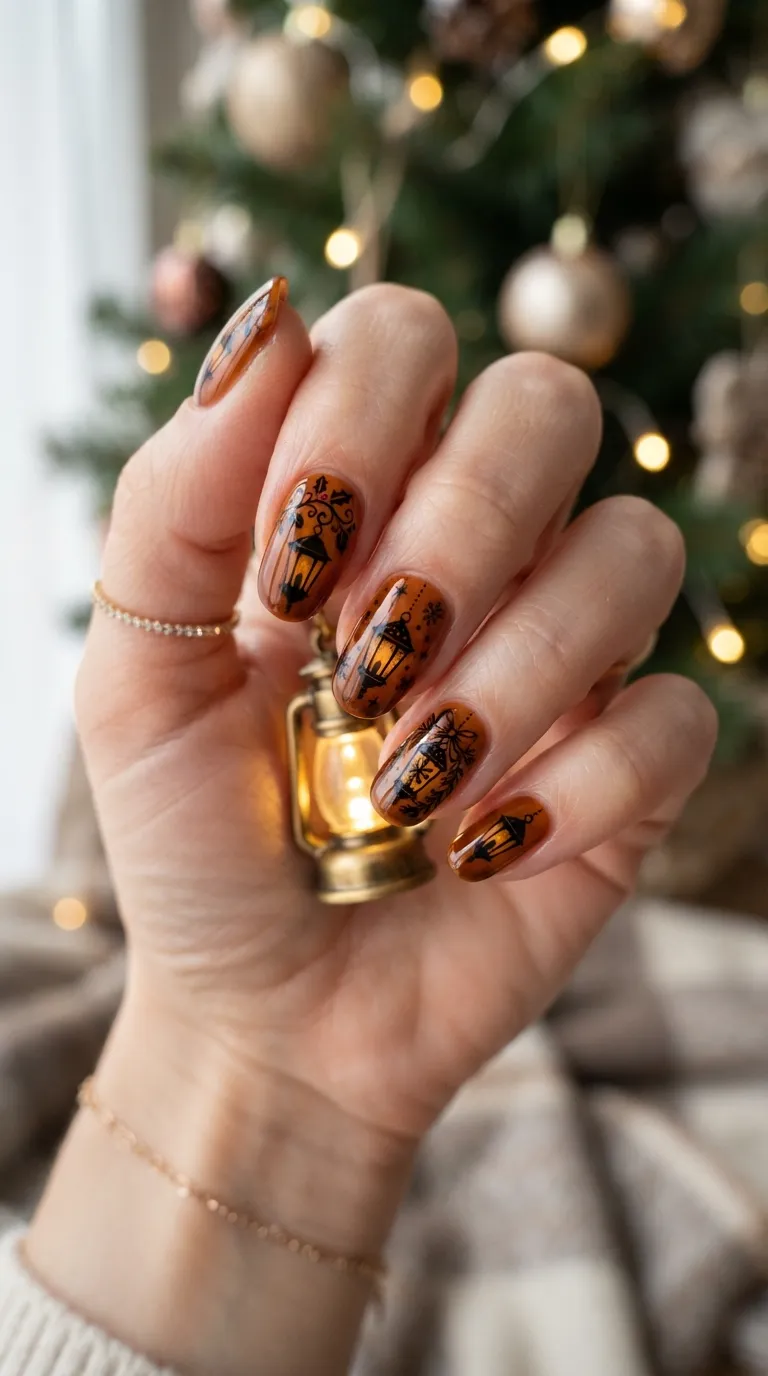 12. Gold Chrome Tree Stamping