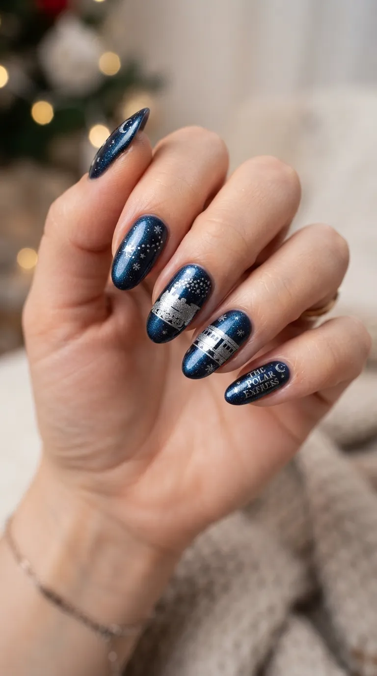7. Opulent Candy cane tips