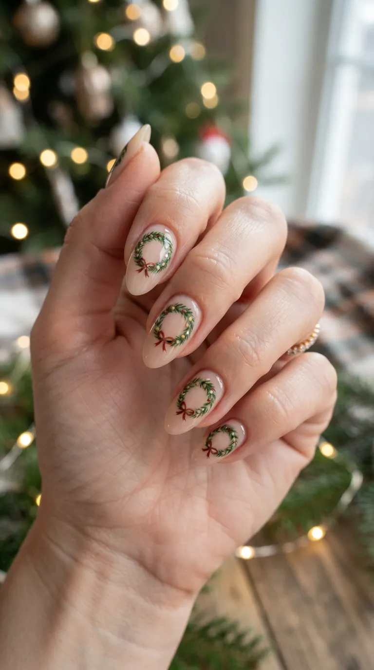 2. Gold Glitter Tips
