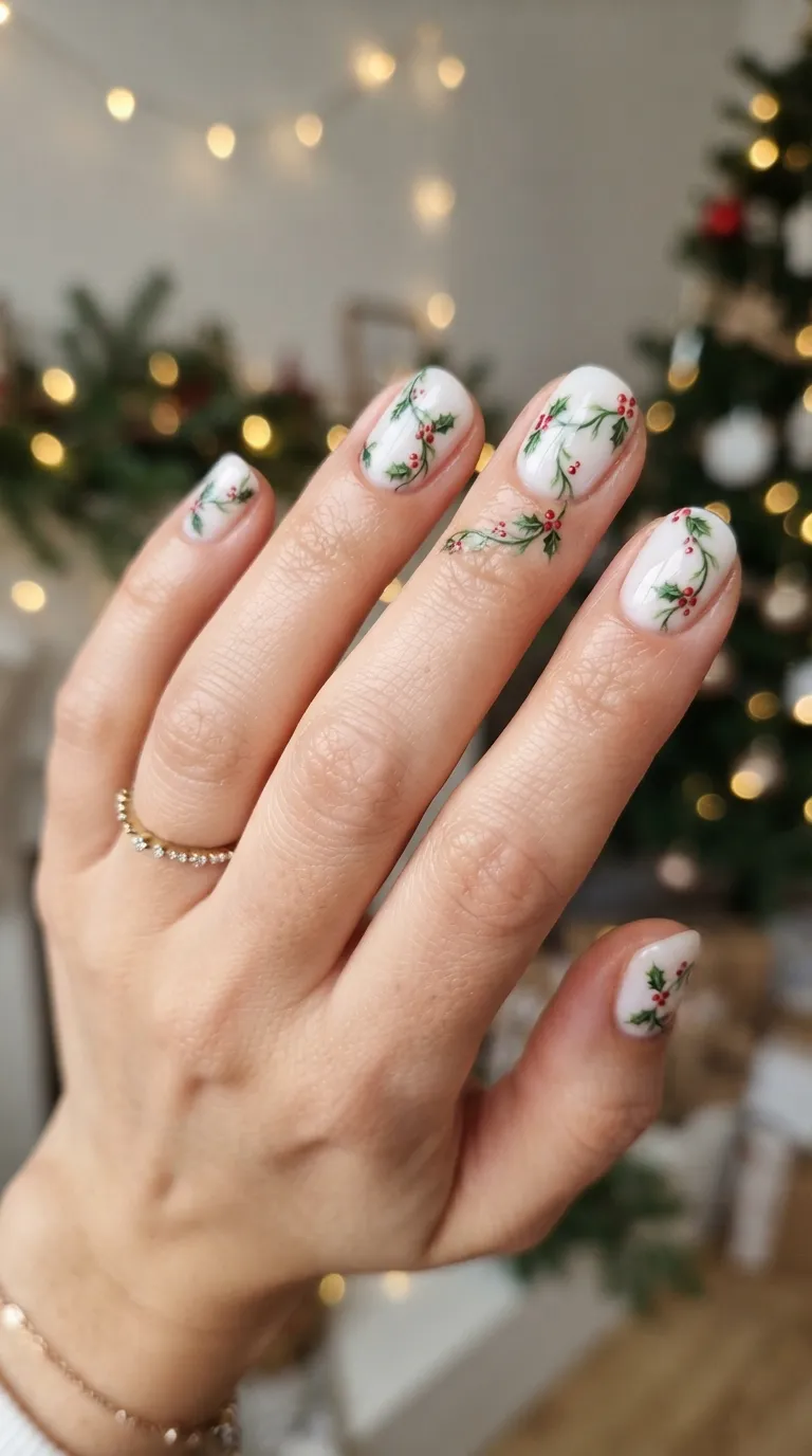 4. Single Glitter Accent Nail