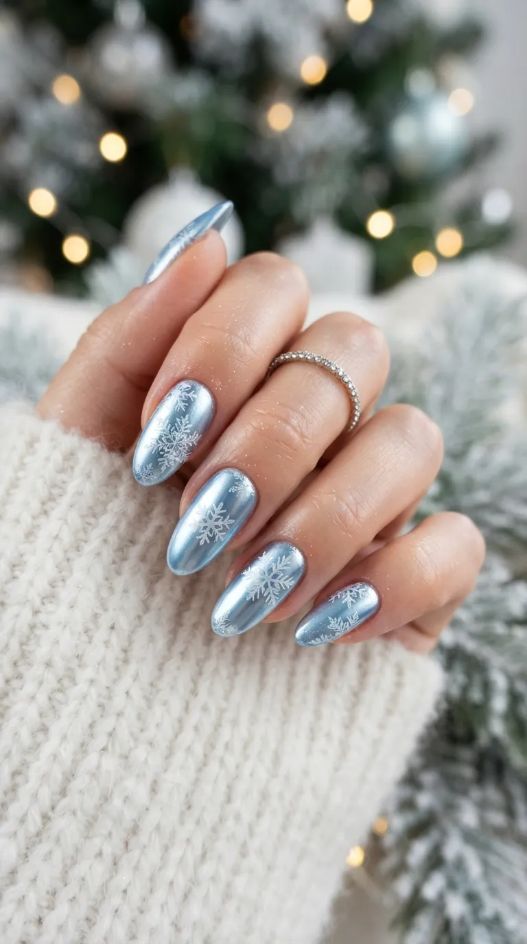 17. Glitter Placement Snowflakes