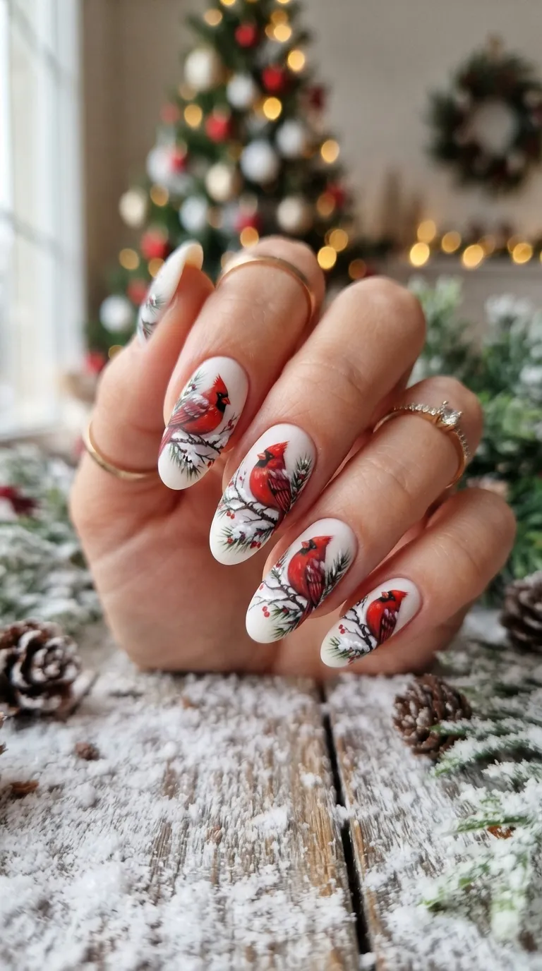 6. Red And Gold Foil Marble