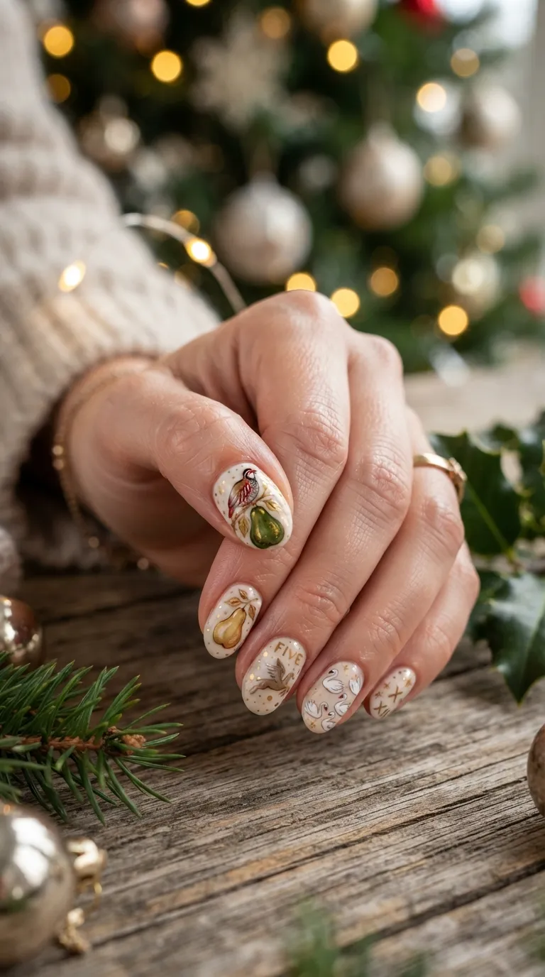 9. Champagne Gold Glitter Gel
