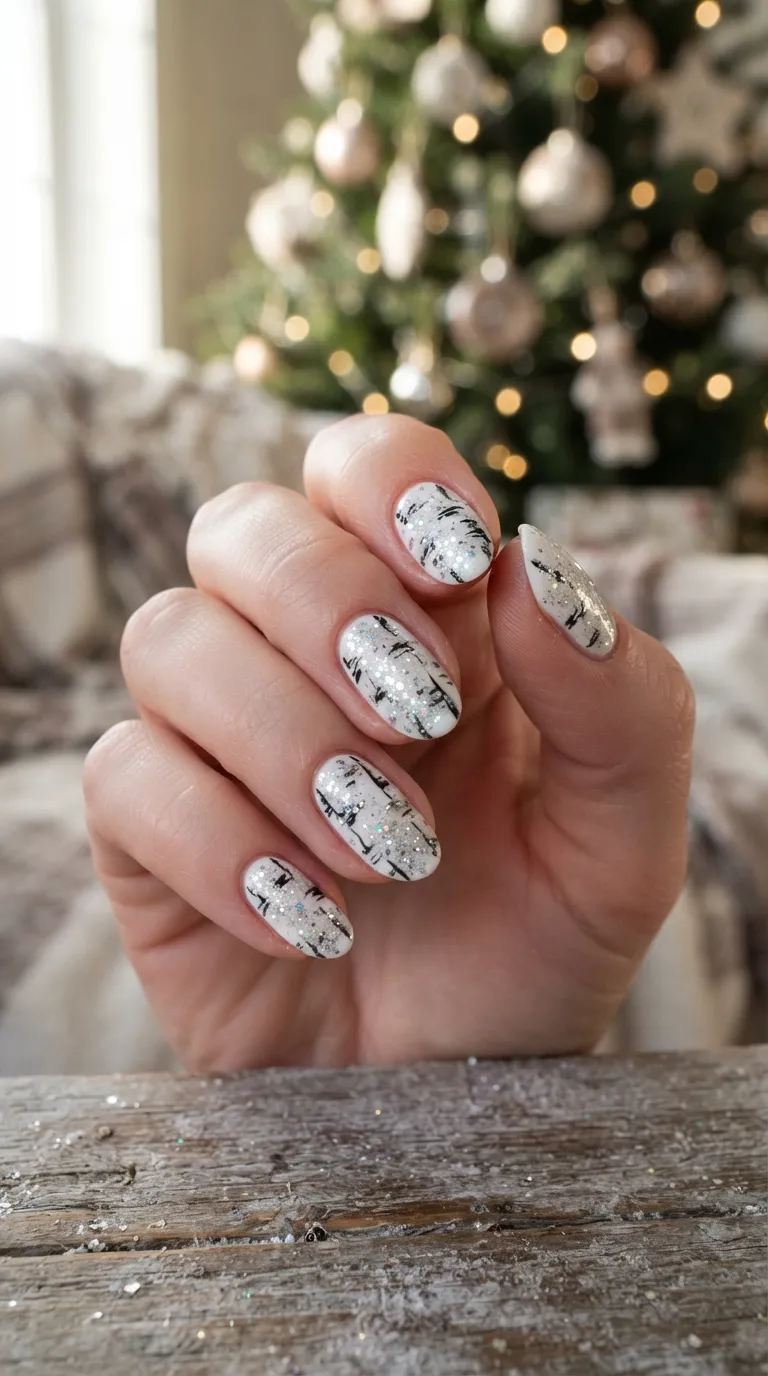 12. Gold Foil Flecks On Nude