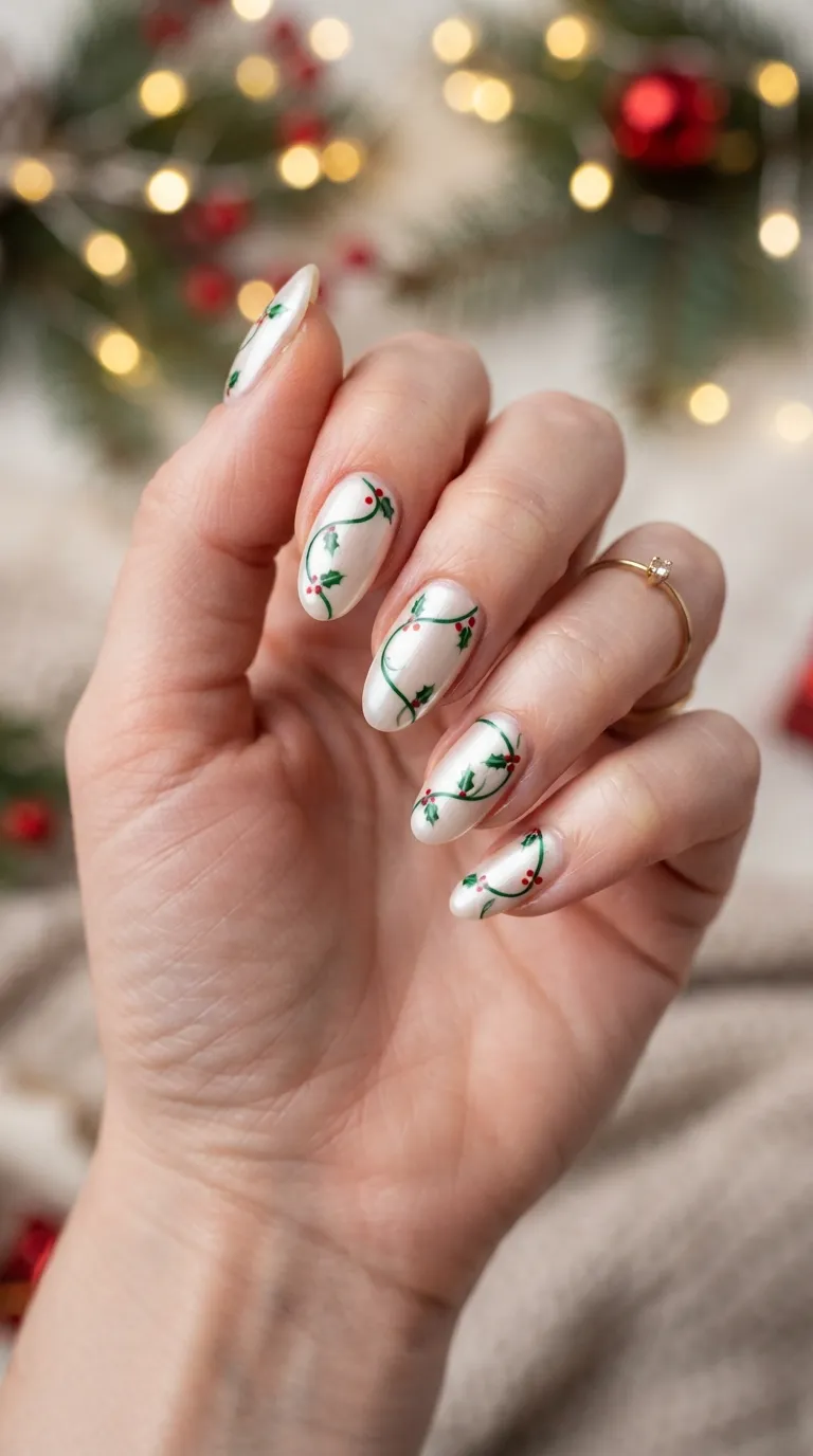 17. Holly Berry Glitter