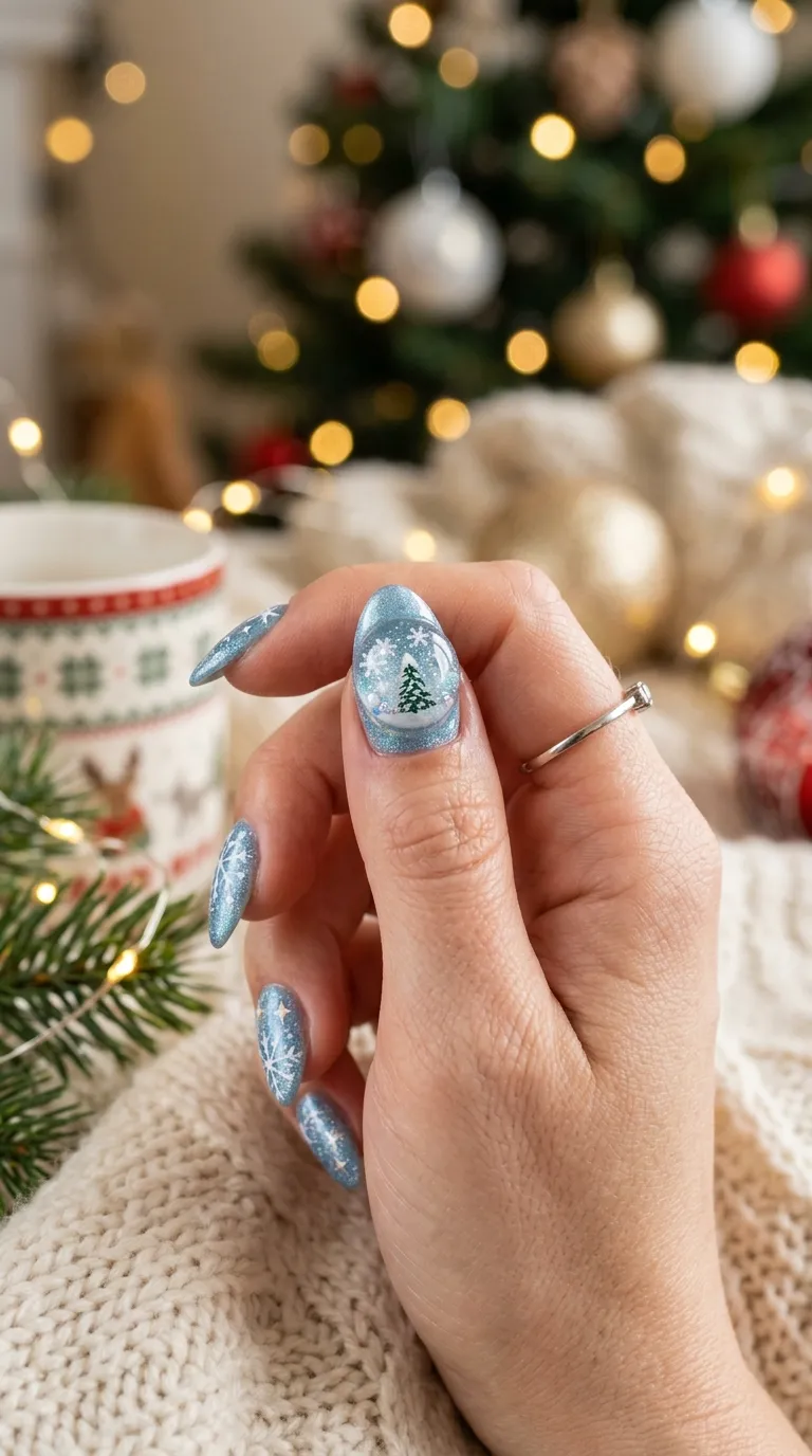 7. Frosty Candlelight Ambers