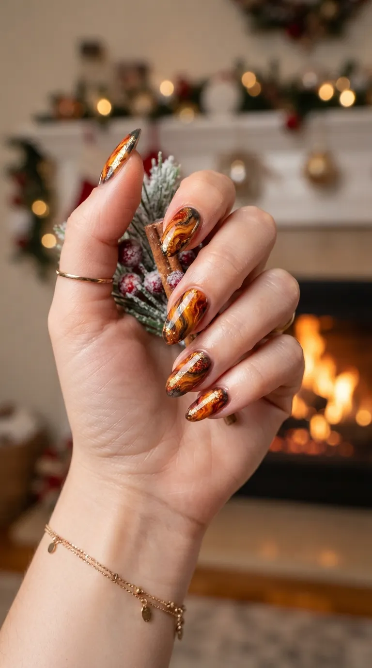 11. White Snowflake Tips