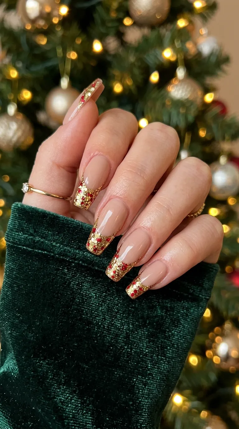 25. Glitzy Cocoa Kiss Tones