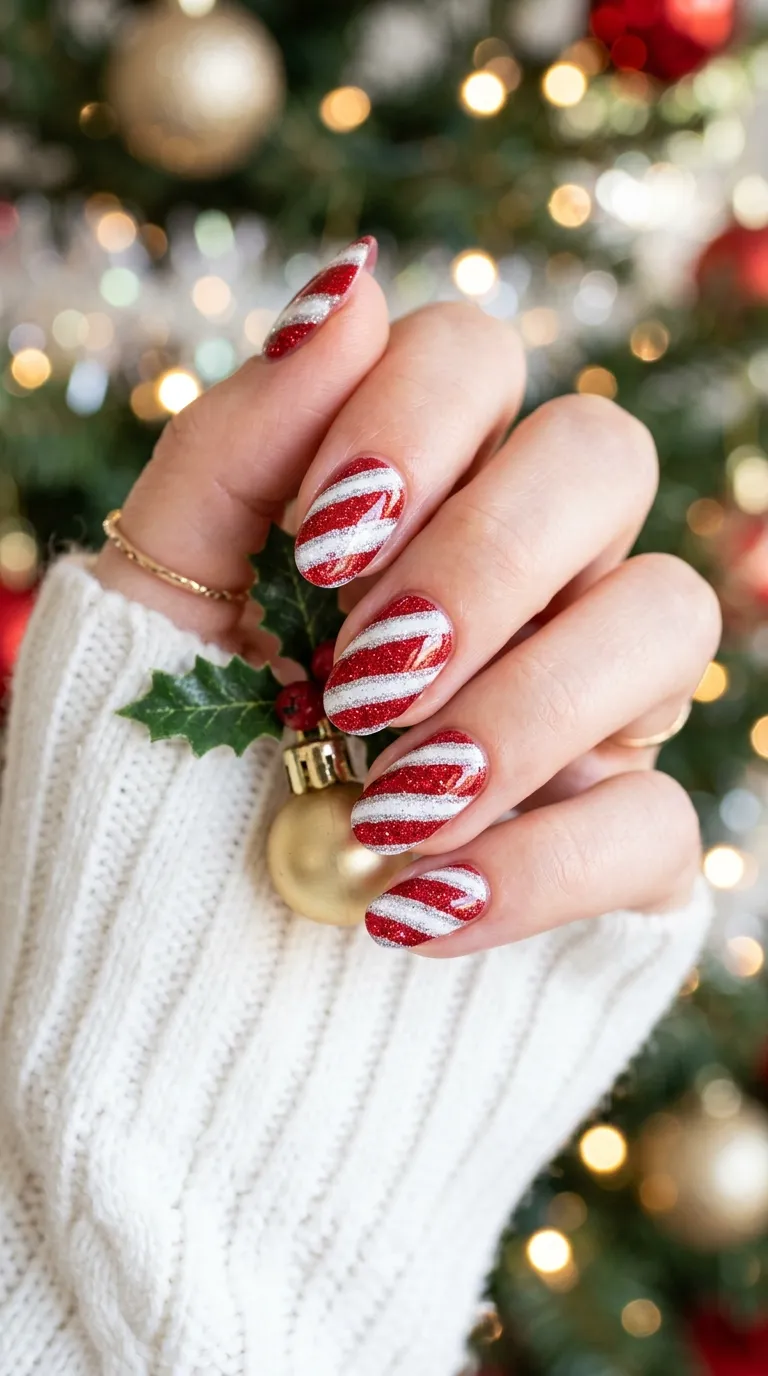14. Dazzling Tinsel Lines