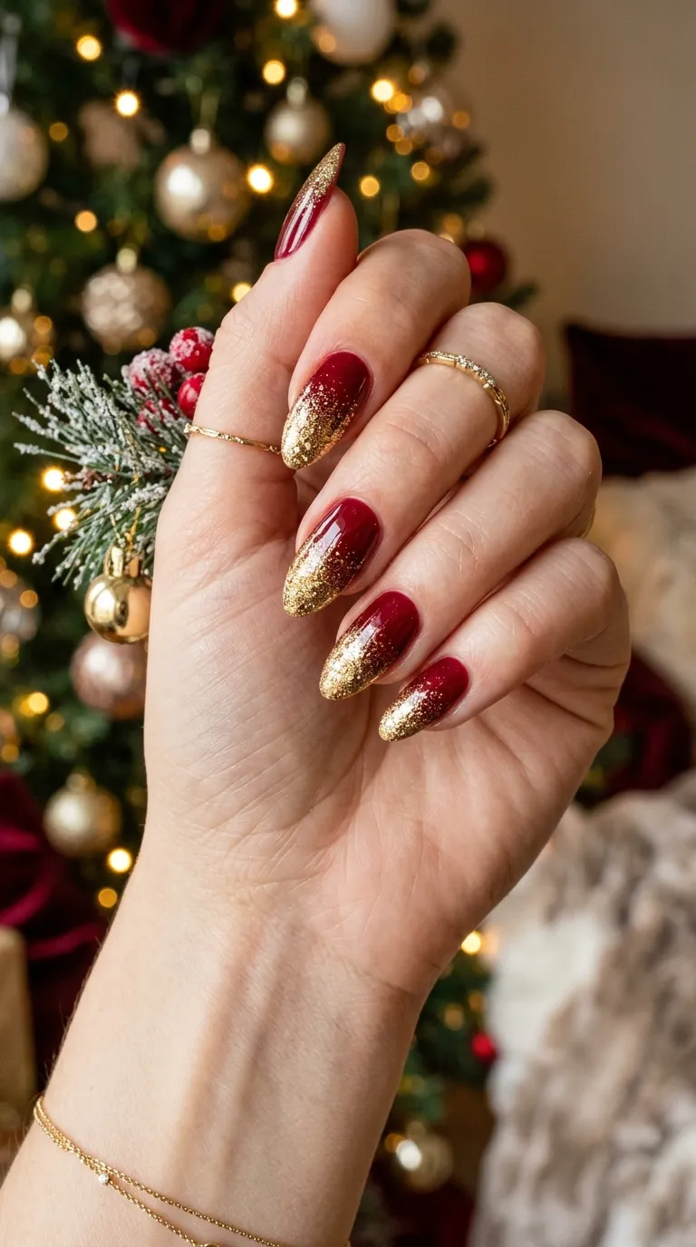 2. Cherry Red Round Tips